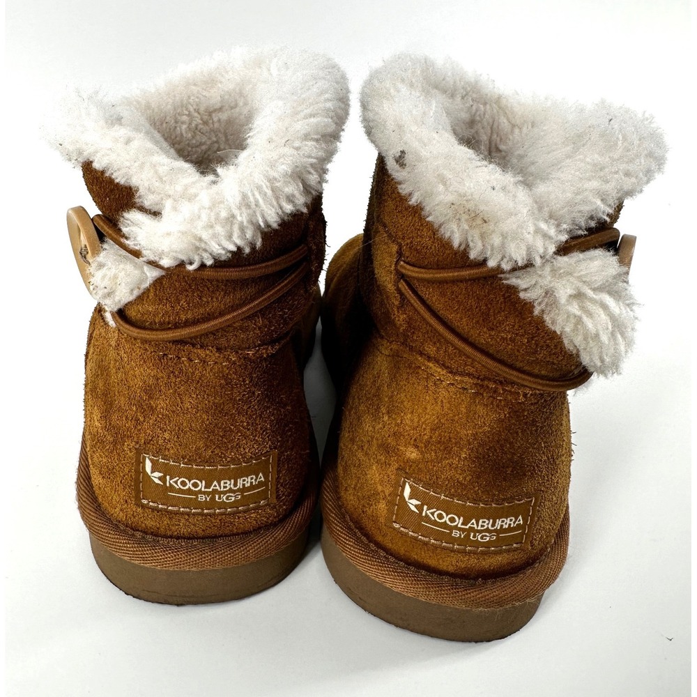 Koolaburra by UGG Nalie Mini Boots Big Kid 5 Chestnut Suede 1148093K NWOT